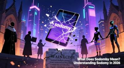 What Does Sodomy Actually Mean? the Hidden Legal History Behind the Word