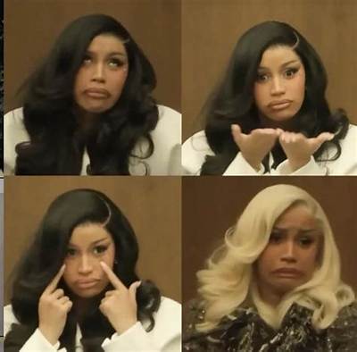 Why Cardi B's Courtroom Wig Switch Is Breaking the Internet